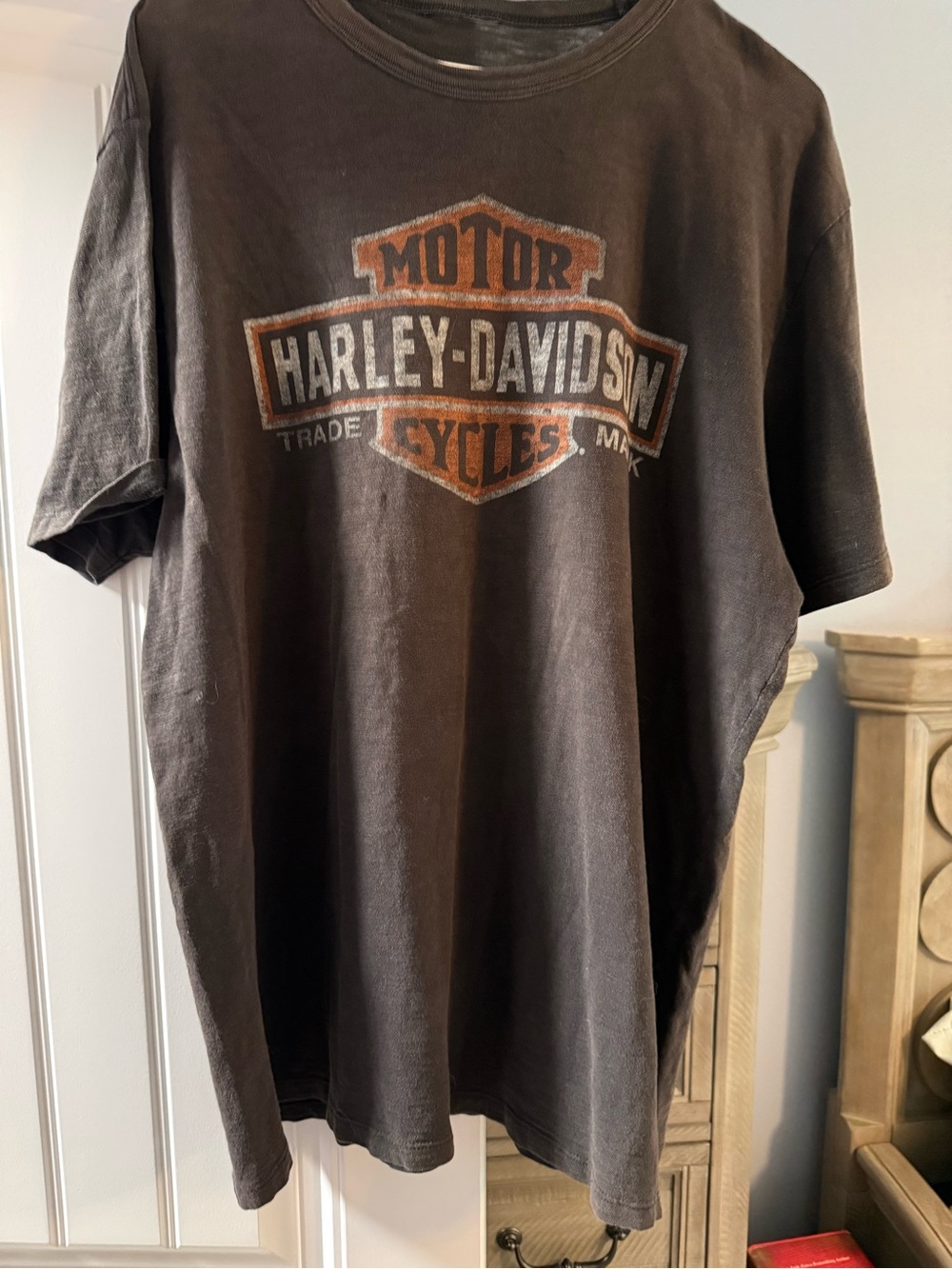 Harley-Davidson Men's Brown Logo T‑Shirt